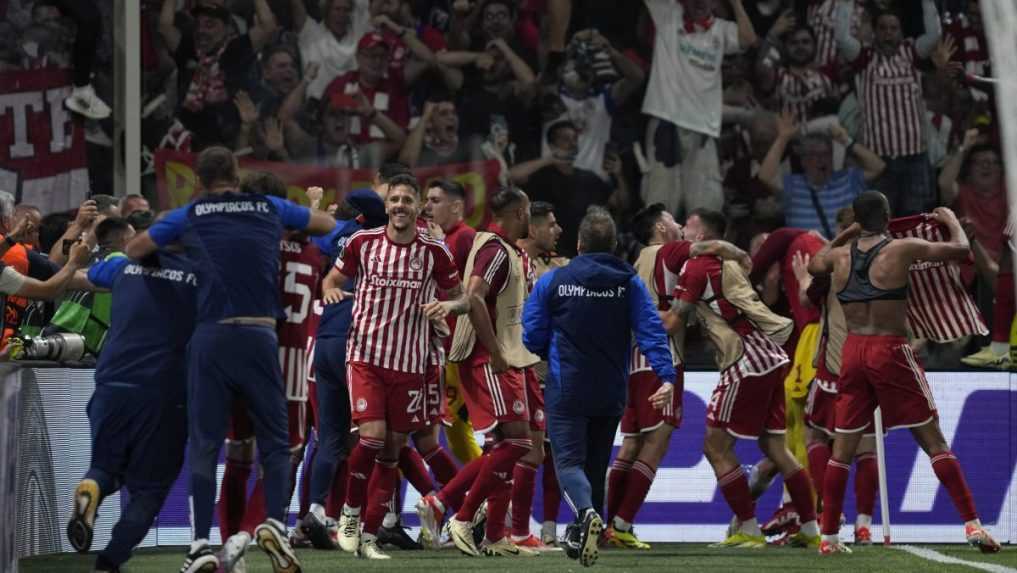 Olympiakos dosiahol historický úspech: Vo svojom prvom finále pohárovej Európy zdolal Fiorentinu v predĺžení