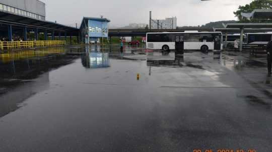 Na snímke košická autobusová stanica.