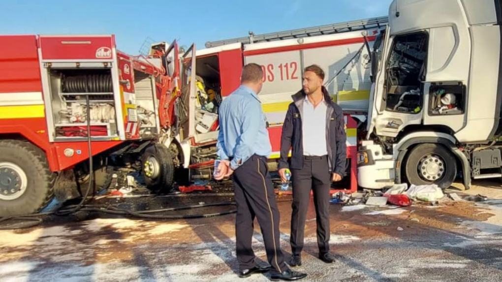 Na miesto nehody pri&scaron;iel aj minister vn&uacute;tra Mat&uacute;&scaron; &Scaron;utaj E&scaron;tok.