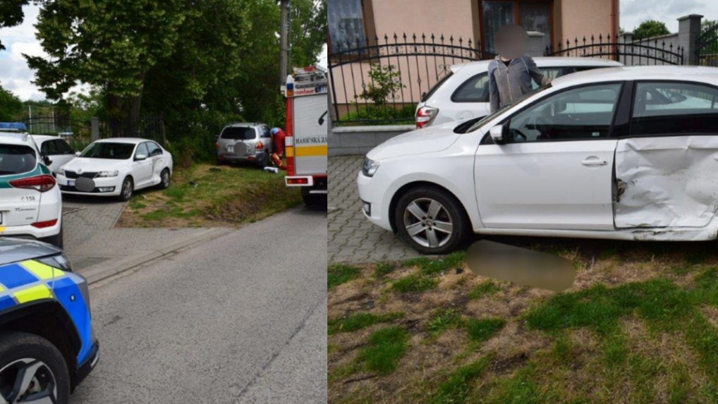 Za volantom auta skolaboval 55-ročný muž, zastavil ho až náraz do stĺpa