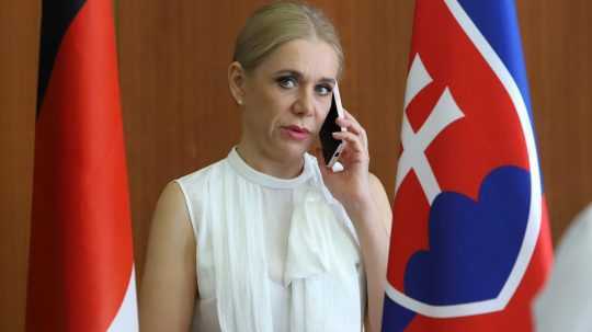 Na snímke ministerka hospodárstva SR Denisa Saková (Hlas-SD).