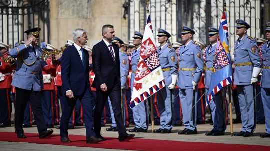 Slovenský prezident Peter Pellegrini v stredu navštívil Česko.