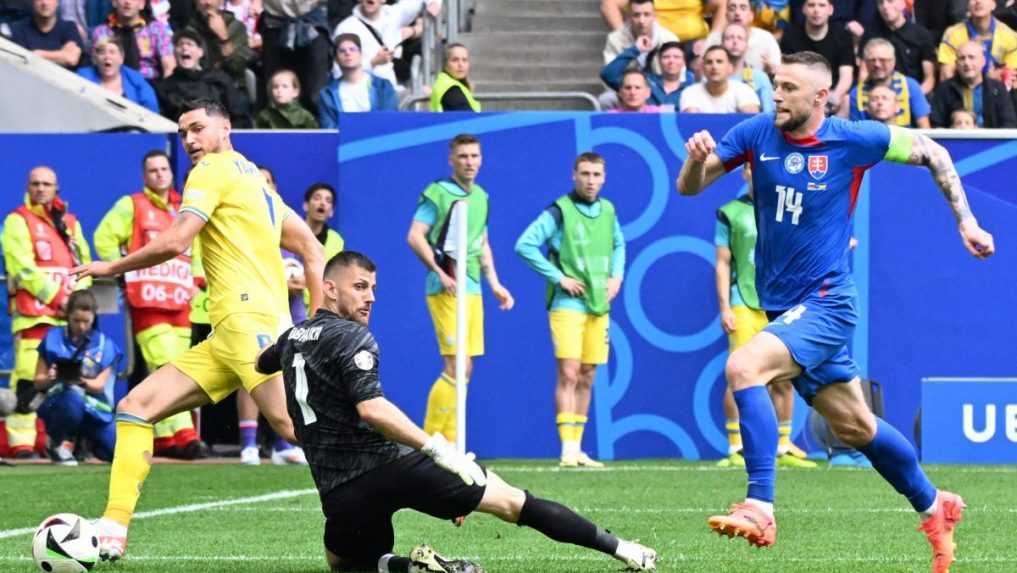 EURO 2024: Slovenskí futbalisti nezvládli druhý polčas. Ukrajina bola aktívnejšia a získava plný počet bodov