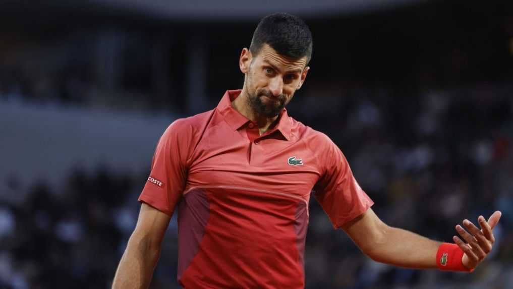 Djokovič pre zranenie kolena nenastúpi na štvrťfinále turnaja Roland Garros