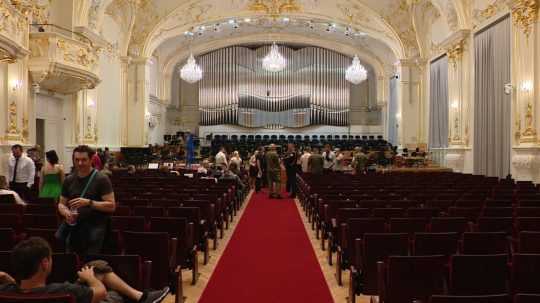 Prípravy na inauguráciu zvoleného prezidenta v bratislavskej Redute.