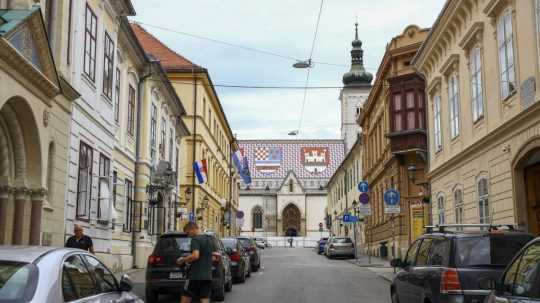 Námestie v centre Záhrebu.