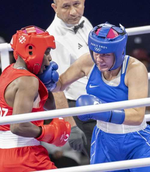 VIDEO: Prvá slovenská boxerka na OH Triebeľová proti favoritke bojovala, na postup do druhého kola to však nestačilo