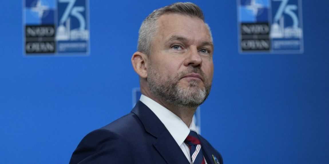 Slovenský prezident Peter Pellegrini prichádza na summit NATO vo Washingtone.