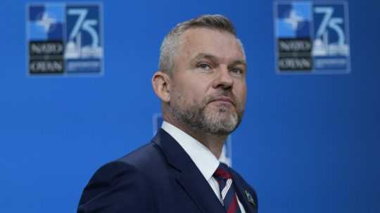 Slovenský prezident Peter Pellegrini prichádza na summit NATO vo Washingtone.