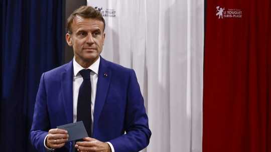 Francúzsky prezident Emmanuel Macron.