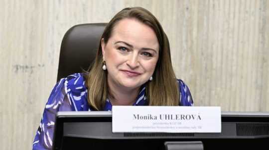 Prezidentka Konfederácie odborových zväzov Slovenskej republiky Monika Uhlerová.