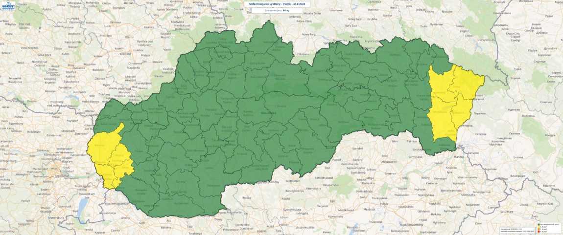 Meteorologick&eacute; v&yacute;strahy.