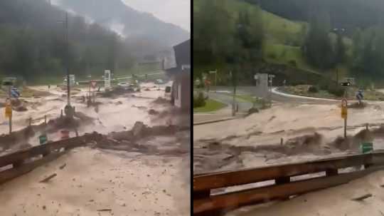 Situácia v lyžiarskom rezorte St. Anton.