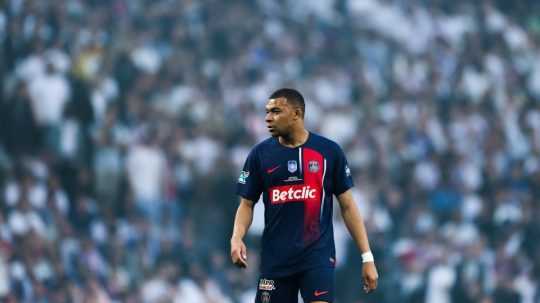 Na snímke Kylian Mbappé ešte v drese PSG.