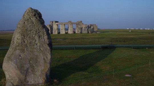 Svetoznáma stavba Stonehenge.