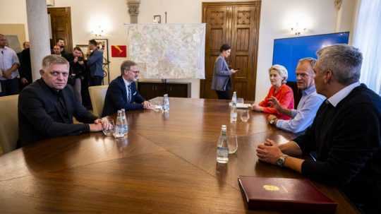 Slovenský premiér Robert Fico na návšteve Poľska.