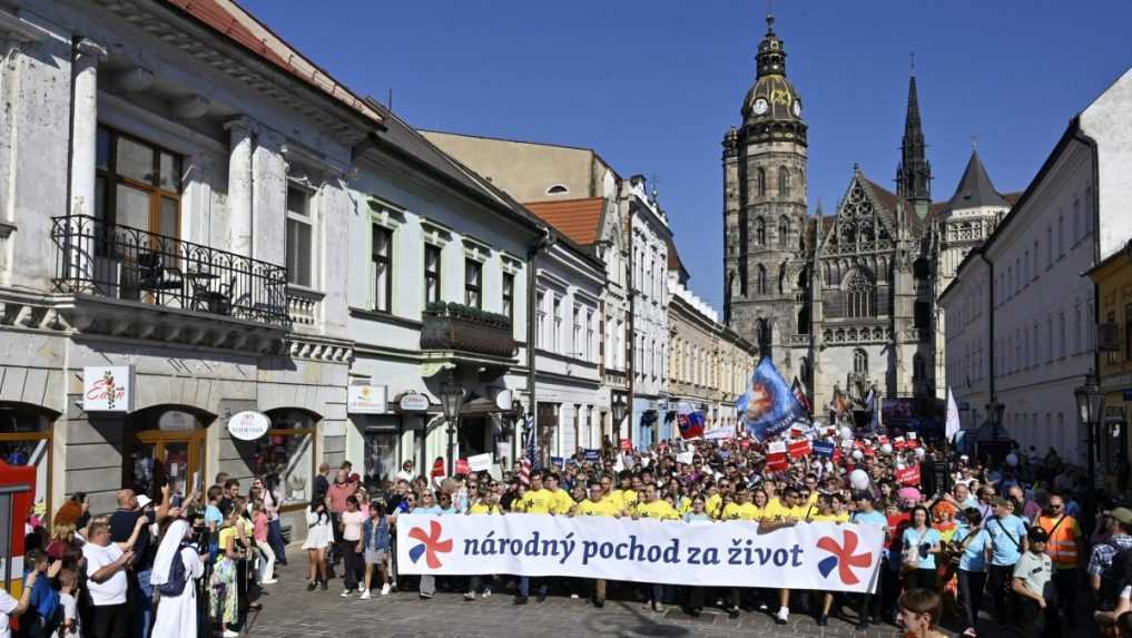 V Košiciach sa konal Národný pochod za život. Podľa organizátorov sa ho zúčastnilo 40-tisíc ľudí
