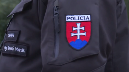 Na snímke policajt v uniforme.