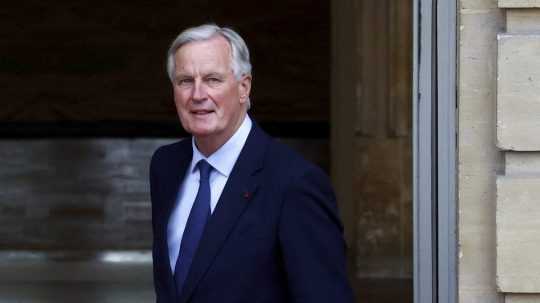 Francúzsky premiér Michel Barnier.