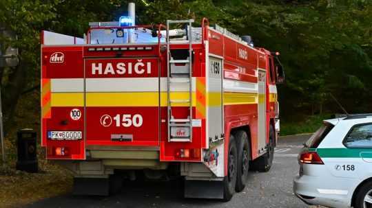 hasičské a policajné auto