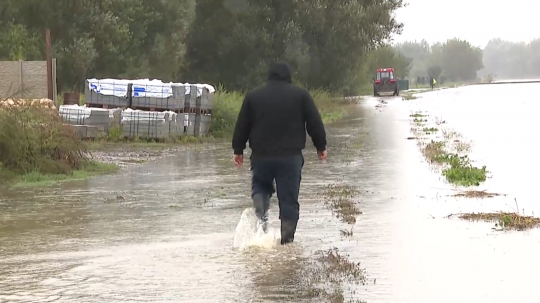 Situácia v obci Jakubov na Záhorí.