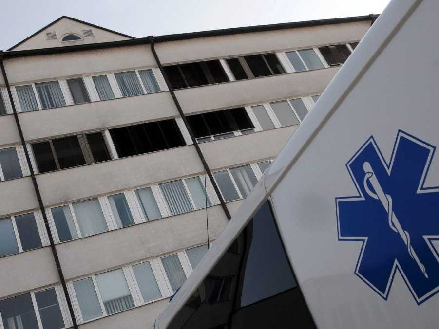 Budova púchovskej polikliniky.