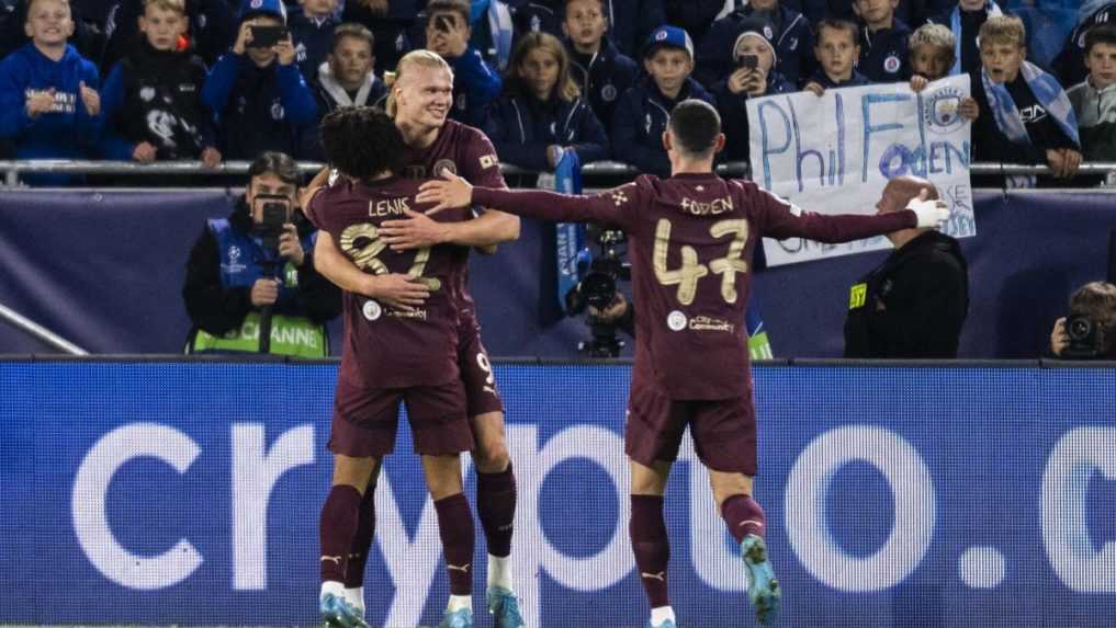 Prekvapenie sa na Tehelnom poli nekonalo: Manchester City zasadil Slovanu štyri gólové údery