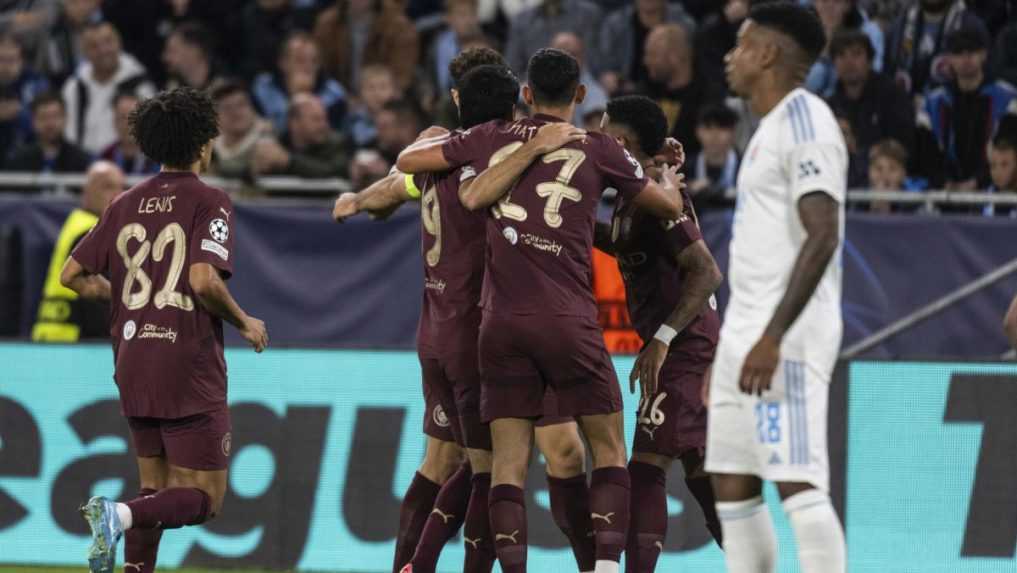 Prekvapenie sa na Tehelnom poli nekonalo: Manchester City zasadil Slovanu štyri gólové údery