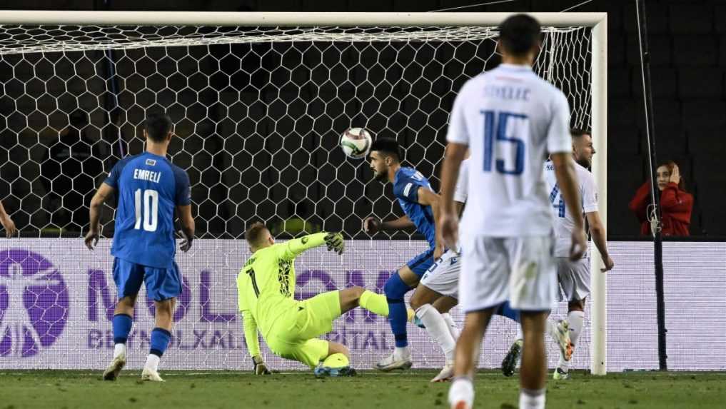 VIDEO: Vlastný gól aj červená karta. Slováci splnili cieľ, zdolali Azerbajdžan a v Lige národov ostávajú bez prehry
