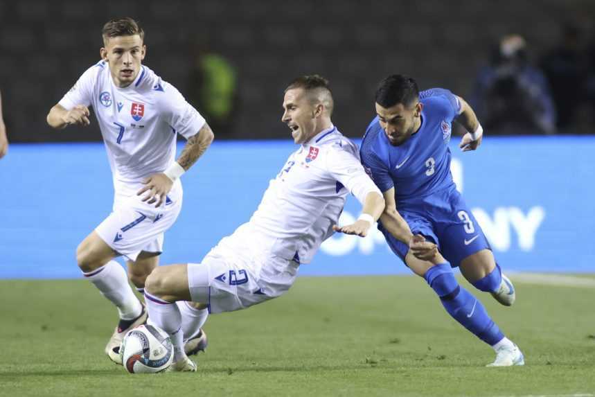 VIDEO: Vlastný gól aj červená karta. Slováci splnili cieľ, zdolali Azerbajdžan a v Lige národov ostávajú bez prehry