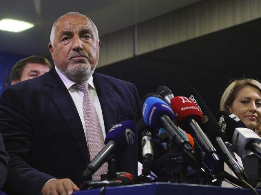 Líder strany GERB Boyko Borissov.