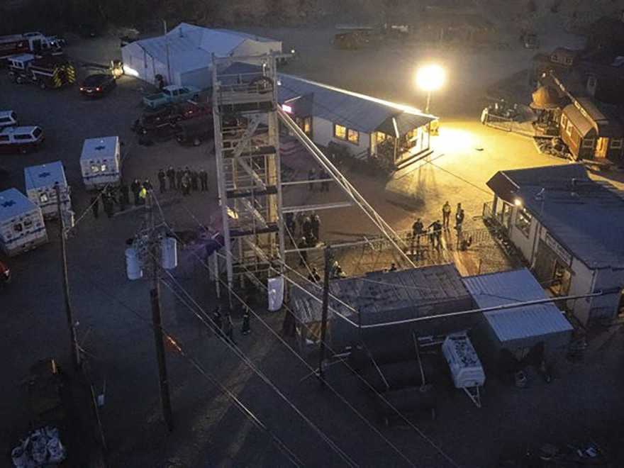 Nepoužívaná baňa na zlato Mollie Kathleen v štáte v Colorado.