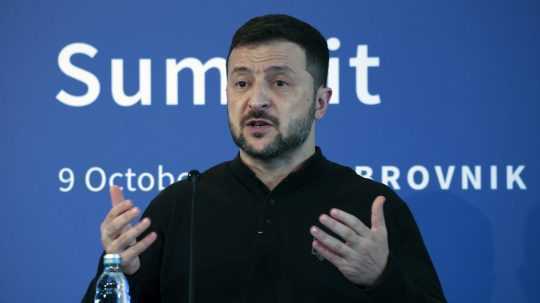 ukrajinský prezident Volodymyr Zelenskyj