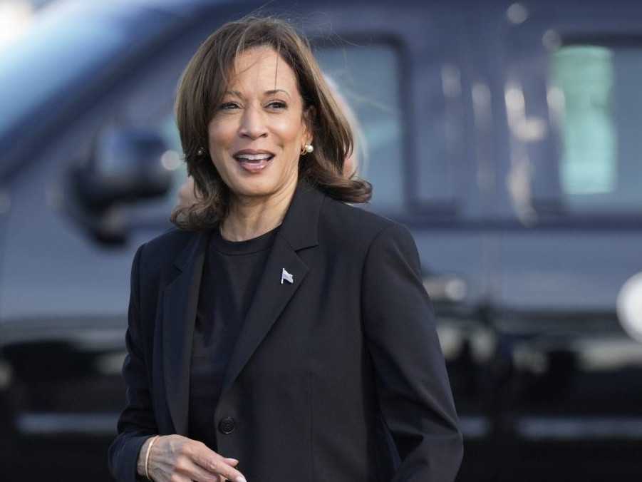 Demokratická prezidentská kandidátka Kamala Harrisová.