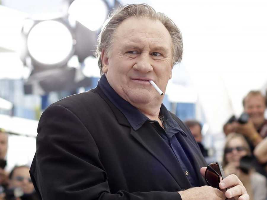 Francúzsky herec Gérard Depardieu.