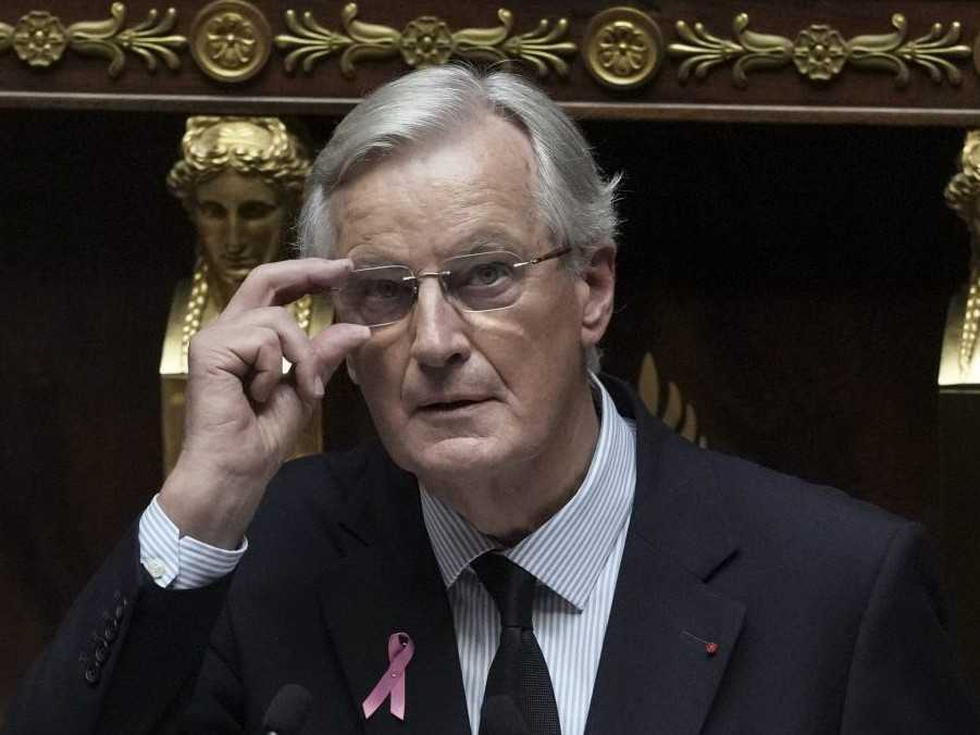 Francúzsky premiér Michel Barnier.