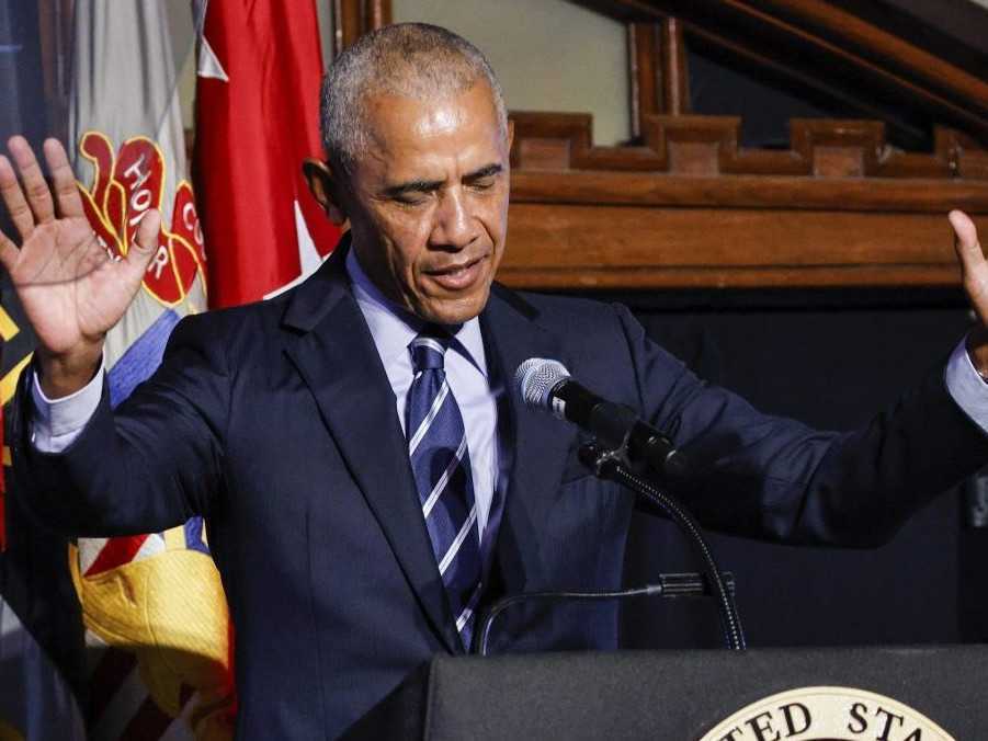 Na snímke Barack Obama.