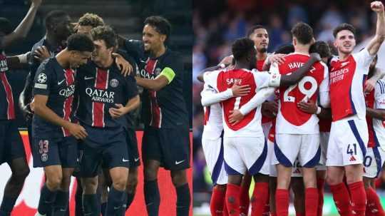 PSG a Arsenal