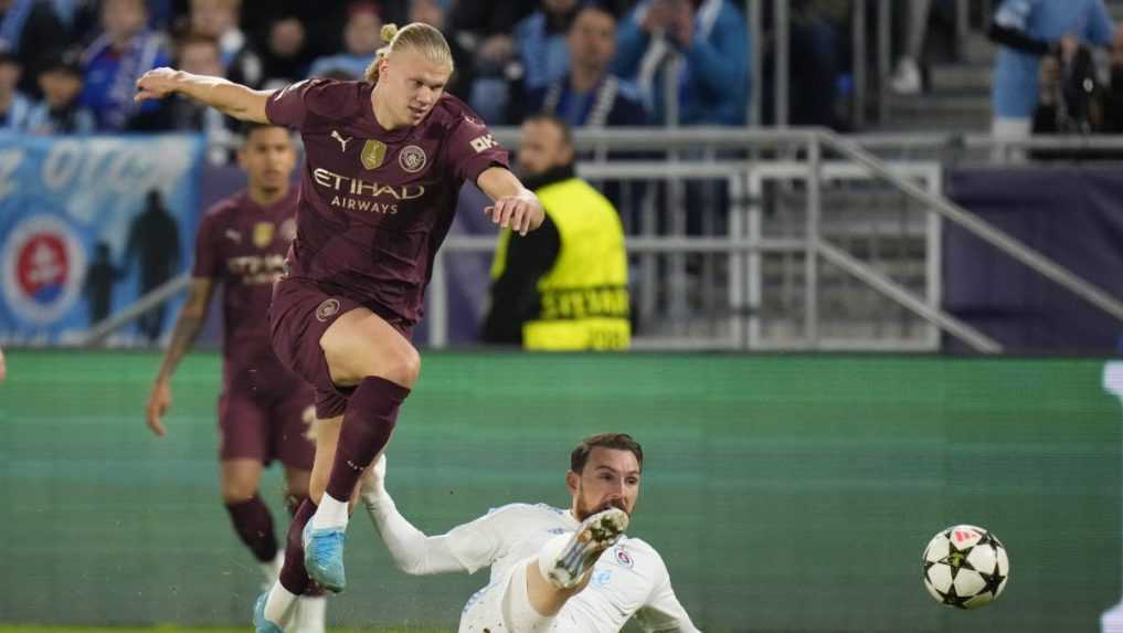 Prekvapenie sa na Tehelnom poli nekonalo: Manchester City zasadil Slovanu štyri gólové údery