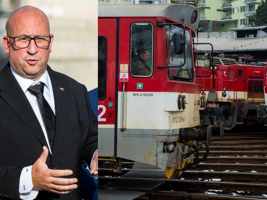 Na snímke minister dopravy Jozef Ráž, nominant Smeru-SD