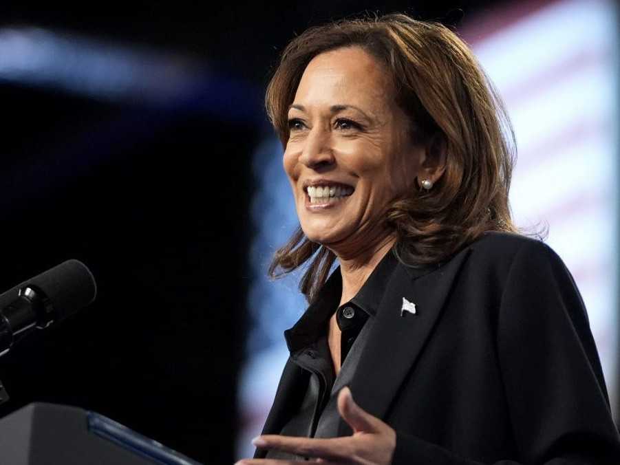 Na snímke Kamala Harrisová.