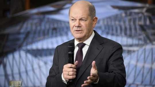 Na snímke nemecký kancelár Olaf Scholz.