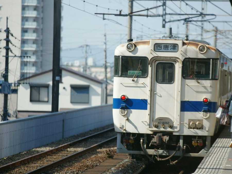 Vlak v stanici v Soule.