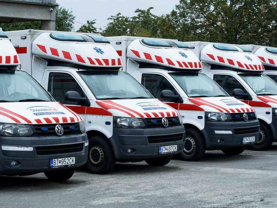 Sanitky, ktoré Slovensko posiela na Ukrajinu v rámci humanitárnej pomoci.
