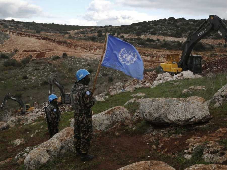 Členovia mierovej misie UNIFIL v Libanone.