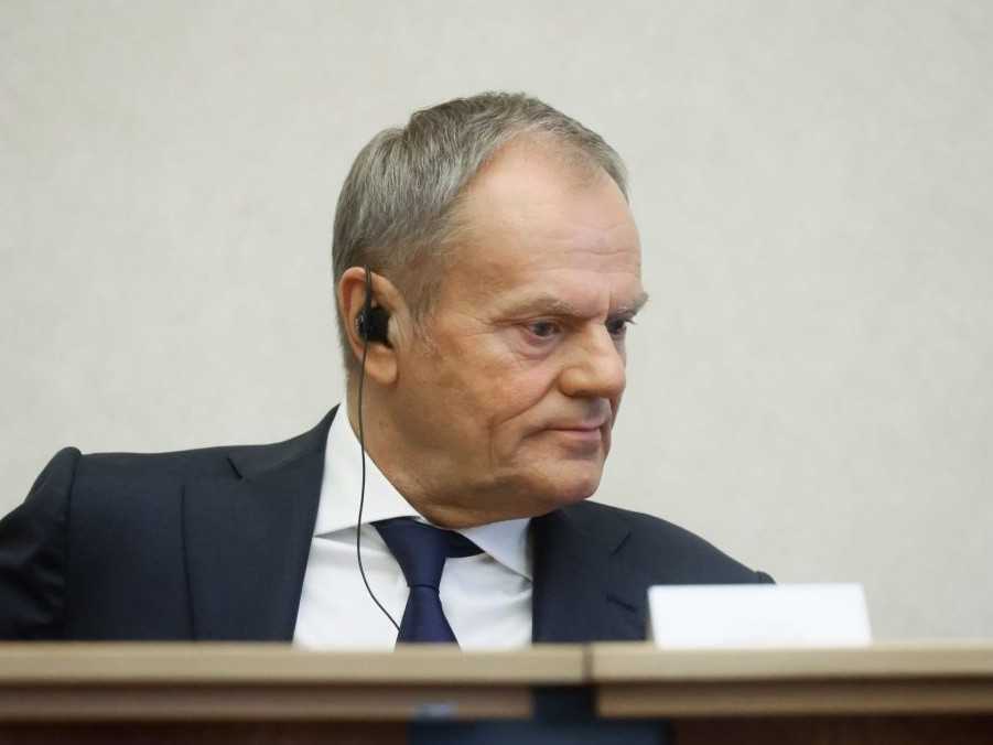 Na snímke poľský premiér Donald Tusk.