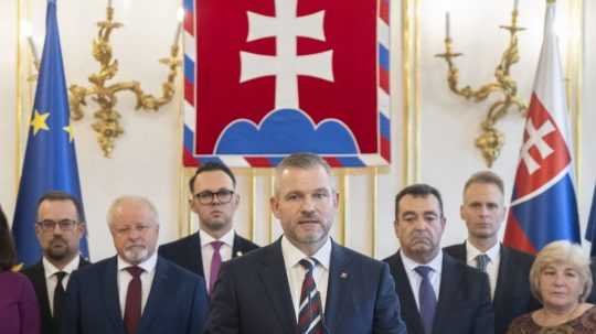 Prezident SR Peter Pellegrini počas vyhlásenia po stretnutí s predstaviteľmi zdravotníctva.