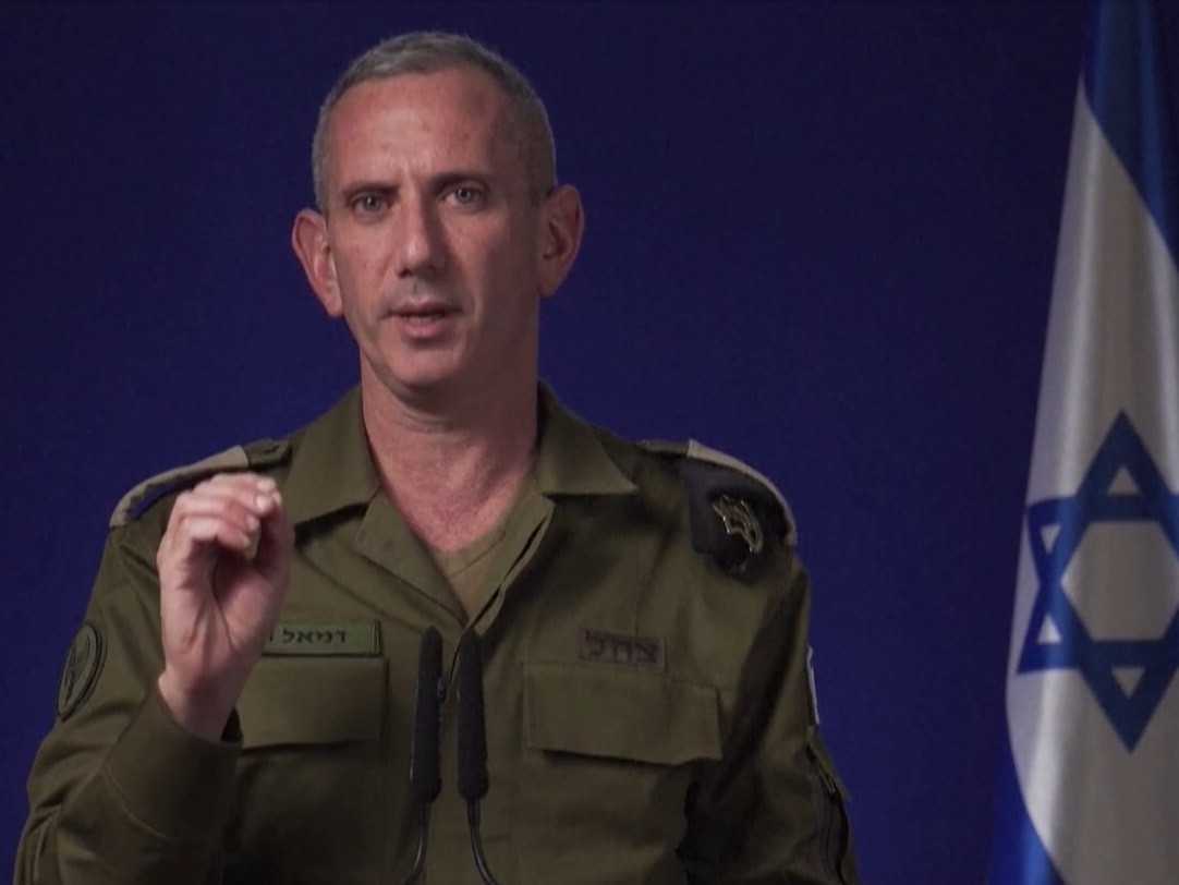 Hovorca izraelskej armády Daniel Hagari