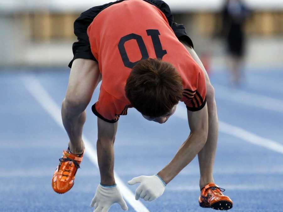 Japonský šprintér Kenichi Ito.