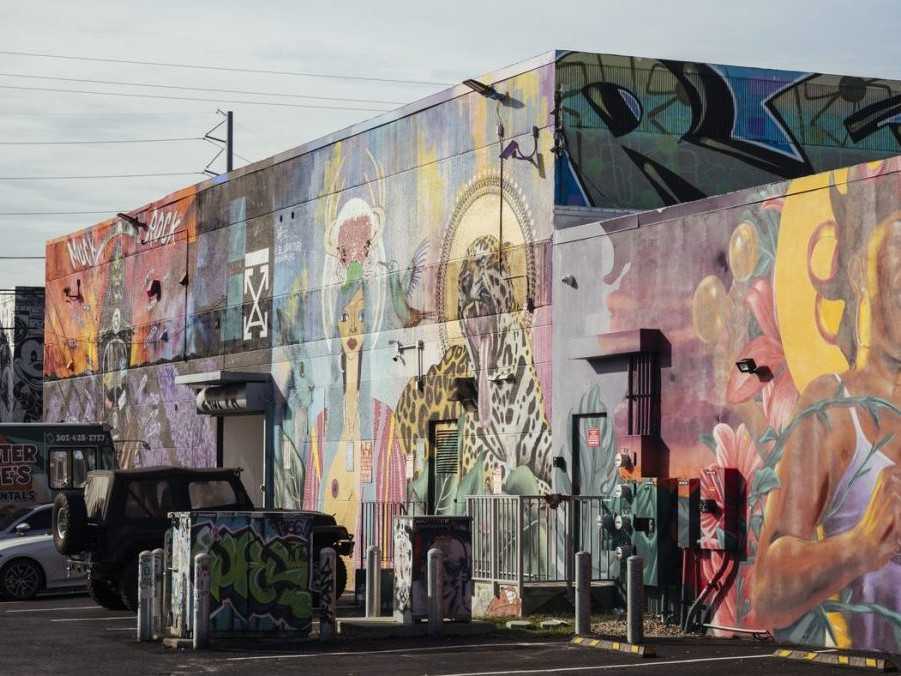 Štvrť Wynwood v Miami.